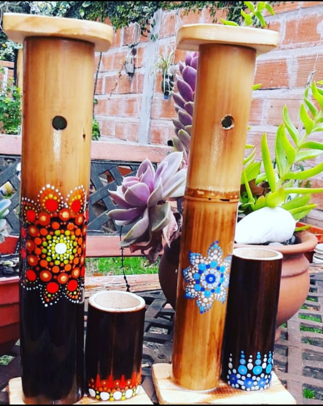 Portashumerios decorados